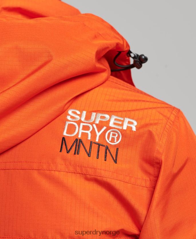 Superdry oransje klær 86P46D944 mountain sd vindjakke menn