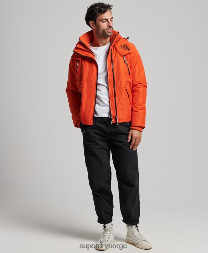 Superdry oransje klær 86P46D944 mountain sd vindjakke menn