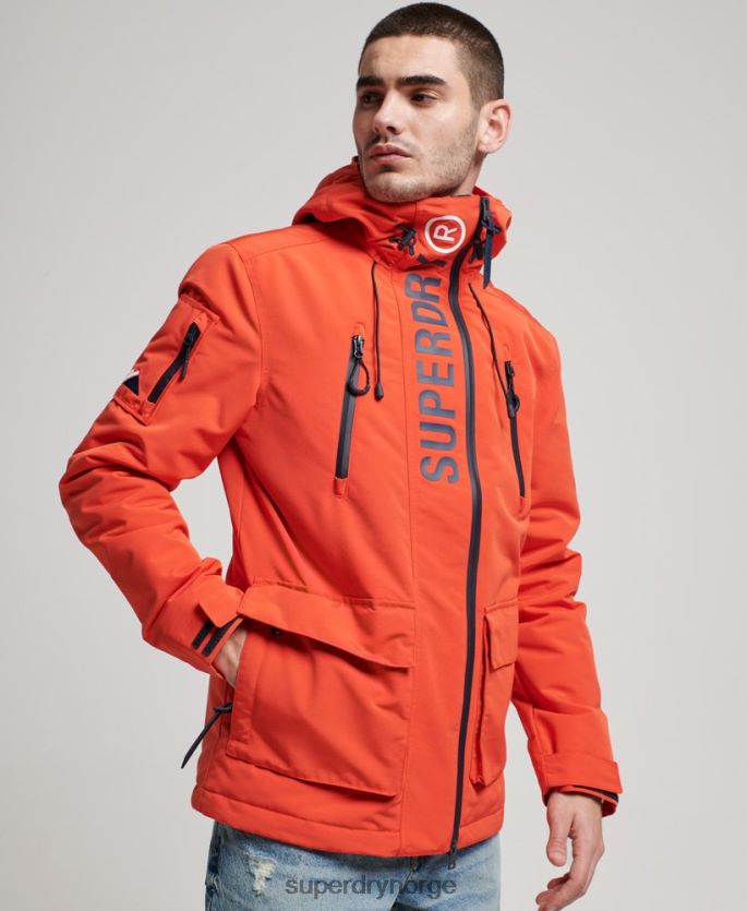Superdry oransje klær 86P46D998 ultimate sd vindjakke menn