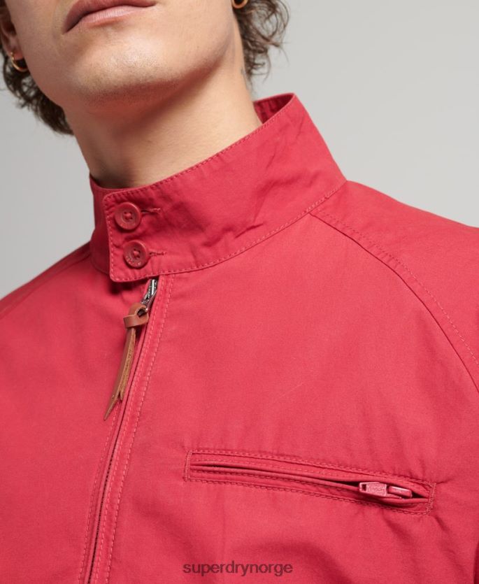 Superdry rød klær 86P46D4466 vintage collegiate harrington jakke menn