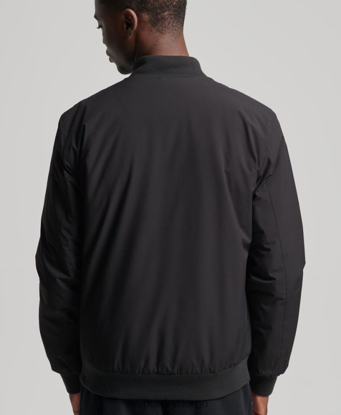 Superdry svart klær 86P46D1109 kode trening harrington jakke menn