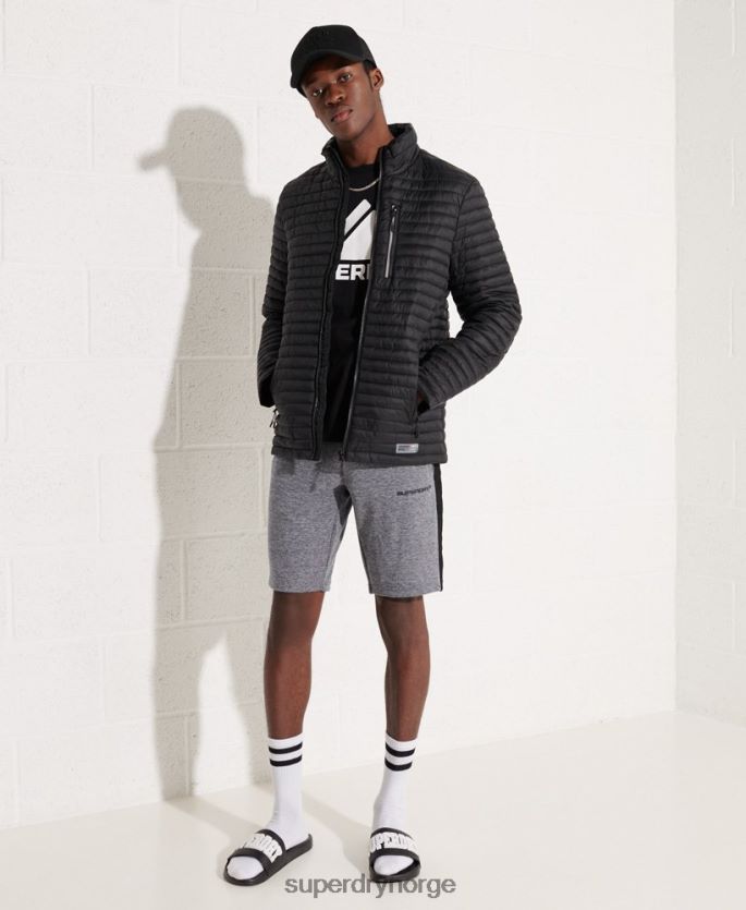 Superdry svart klær 86P46D1184 micro quilt packaway fuji jakke menn