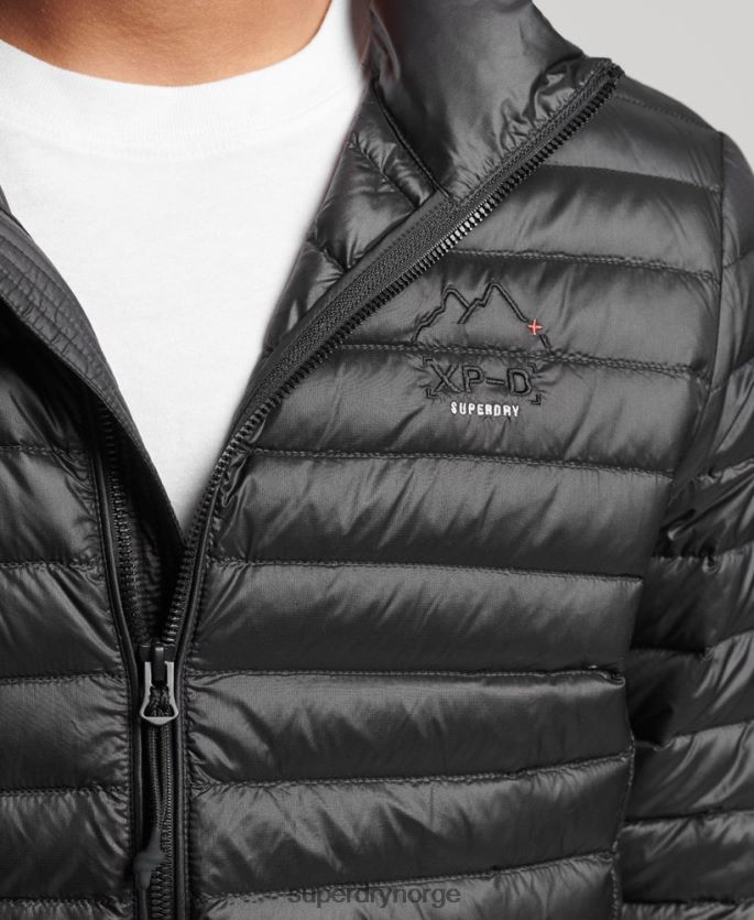 Superdry svart klær 86P46D4474 tech core dunjakke menn