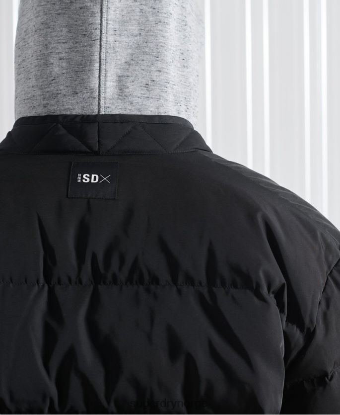 Superdry svart klær 86P46D4670 limited edition sdx 2 i 1 dunjakke menn