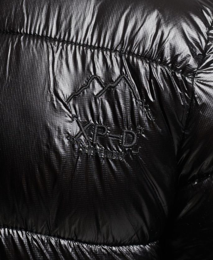 Superdry svart klær 86P46D4682 xpd sports luxe pufferjakke menn