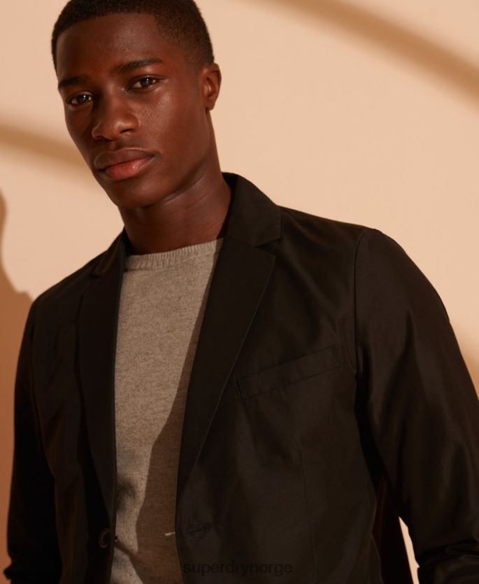 Superdry svart klær 86P46D4736 teknisk blazer i begrenset opplag menn