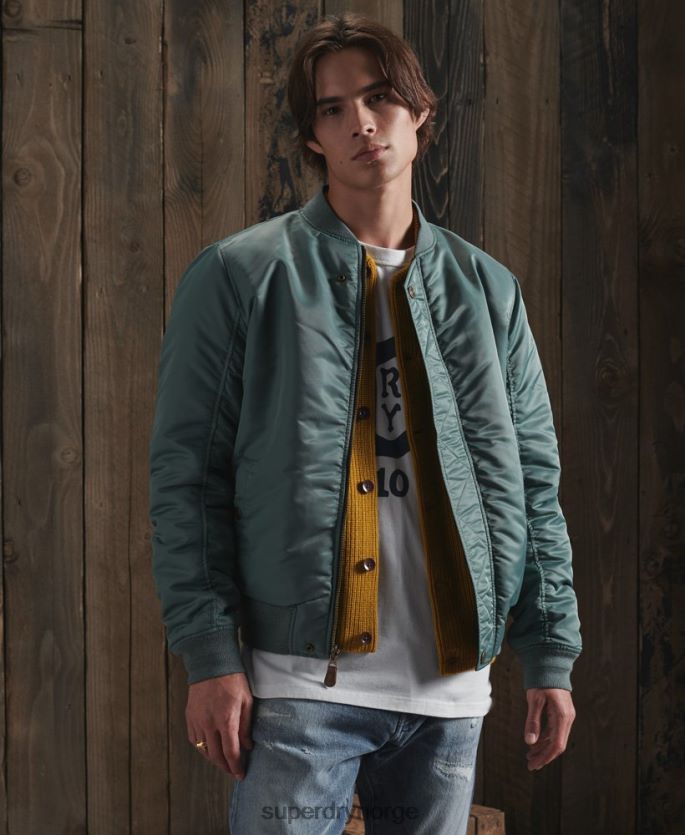 Superdry svart klær 86P46D4770 begrenset opplag tørr vendbar jakke menn