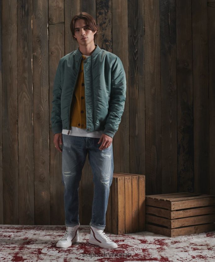 Superdry svart klær 86P46D4770 begrenset opplag tørr vendbar jakke menn