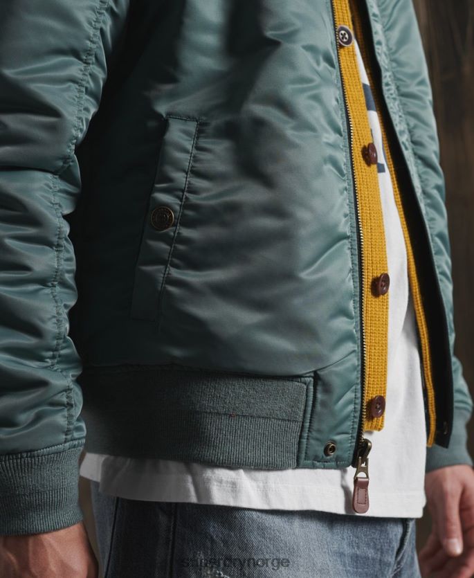 Superdry svart klær 86P46D4770 begrenset opplag tørr vendbar jakke menn