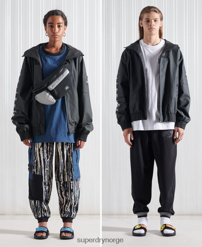 Superdry svart klær 86P46D4773 limited edition sdx ma1 bomberjakke menn