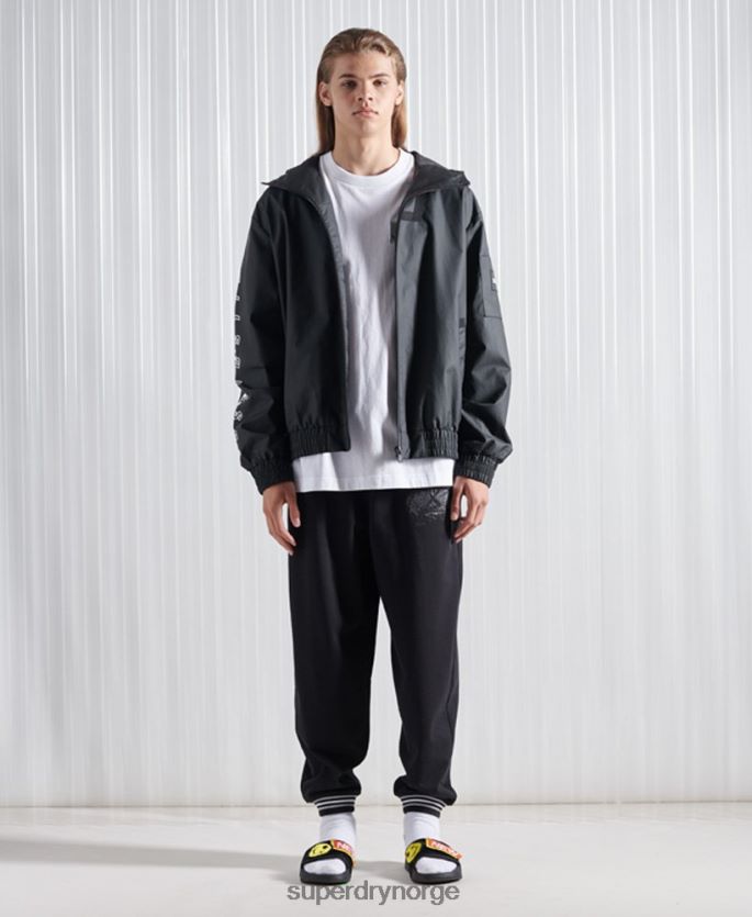 Superdry svart klær 86P46D4773 limited edition sdx ma1 bomberjakke menn