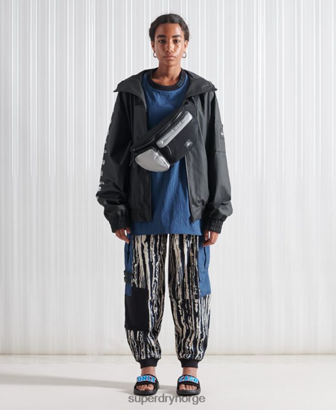 Superdry svart klær 86P46D4773 limited edition sdx ma1 bomberjakke menn