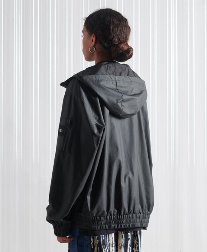 Superdry svart klær 86P46D4773 limited edition sdx ma1 bomberjakke menn