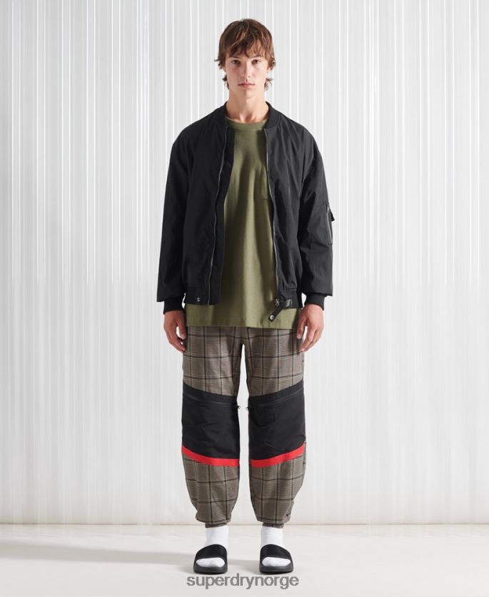 Superdry svart klær 86P46D4790 limited edition sdx future ma1 jakke menn
