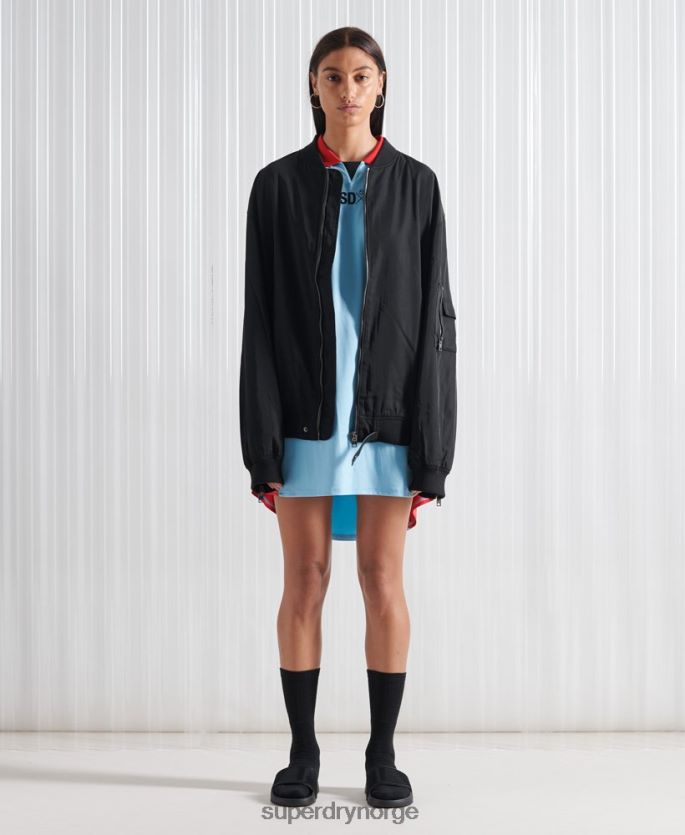 Superdry svart klær 86P46D4790 limited edition sdx future ma1 jakke menn