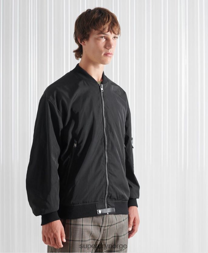 Superdry svart klær 86P46D4790 limited edition sdx future ma1 jakke menn