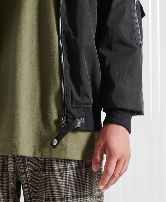 Superdry svart klær 86P46D4790 limited edition sdx future ma1 jakke menn