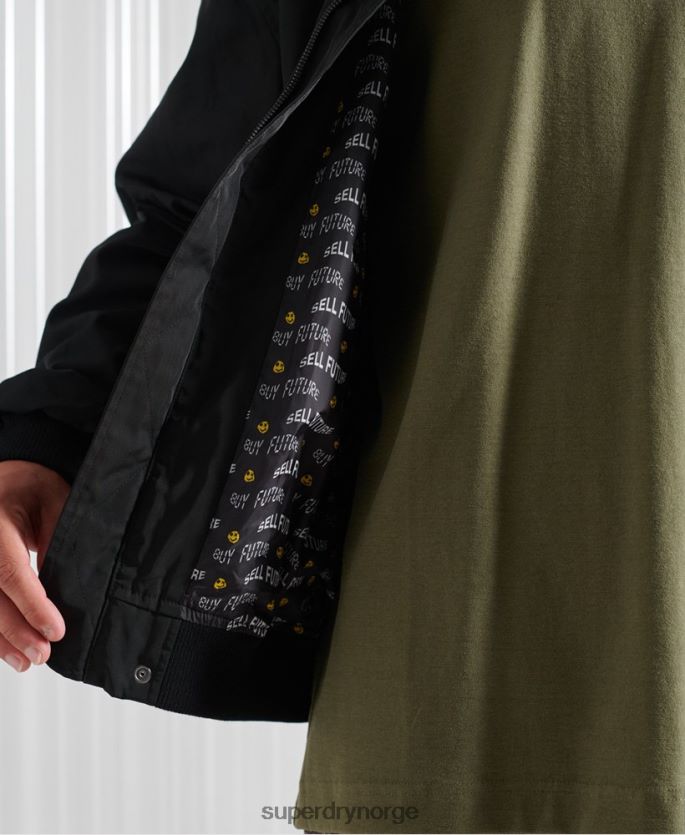 Superdry svart klær 86P46D4790 limited edition sdx future ma1 jakke menn