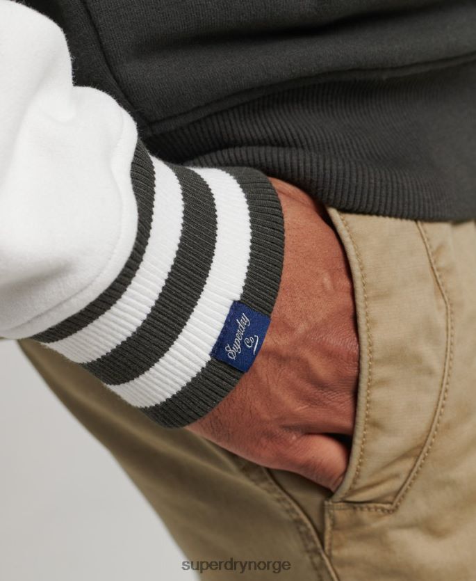 Superdry svart klær 86P46D796 vintage collegiate bomberjakke menn