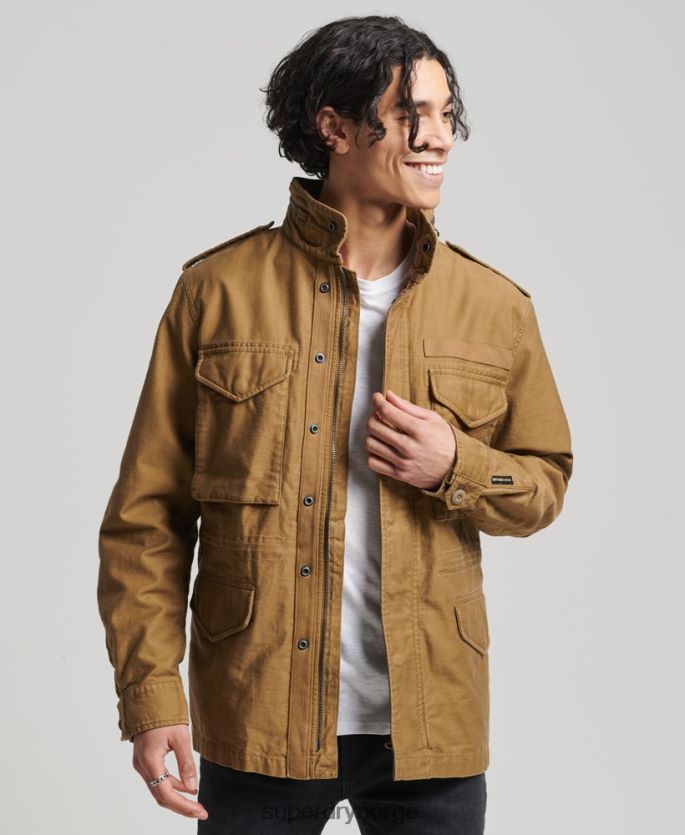 Superdry tan klær 86P46D955 vintage m65 militærjakke menn