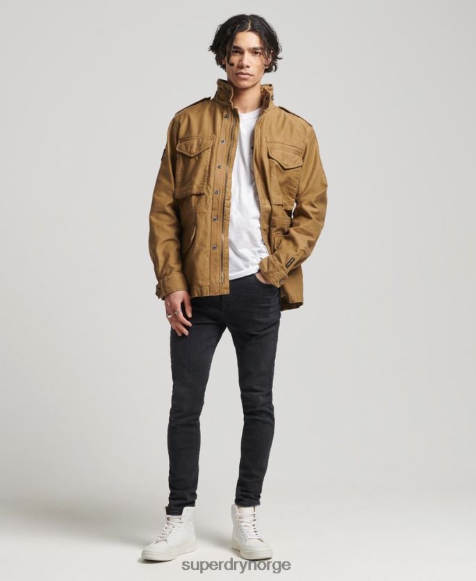 Superdry tan klær 86P46D955 vintage m65 militærjakke menn