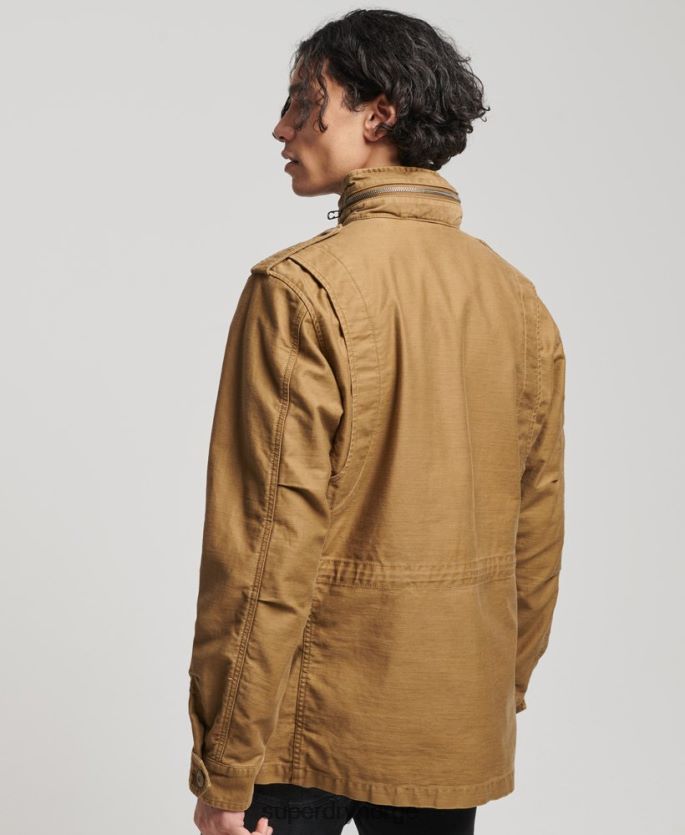 Superdry tan klær 86P46D955 vintage m65 militærjakke menn