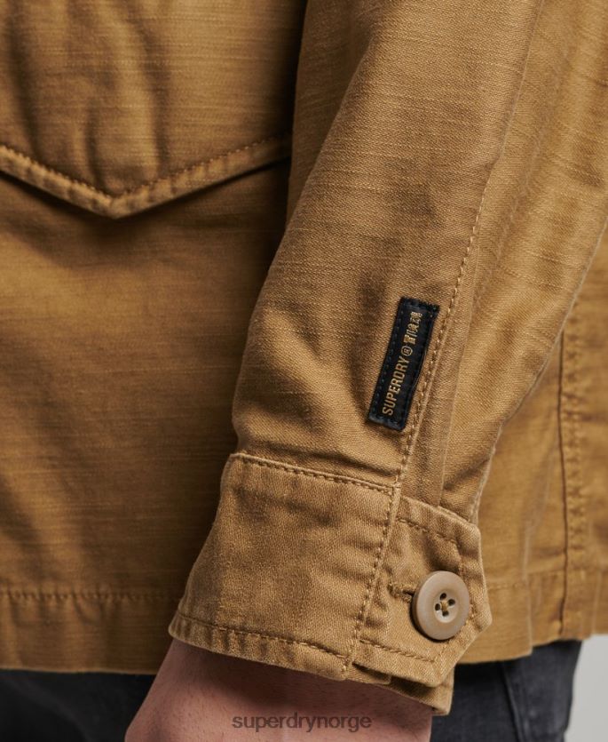 Superdry tan klær 86P46D955 vintage m65 militærjakke menn