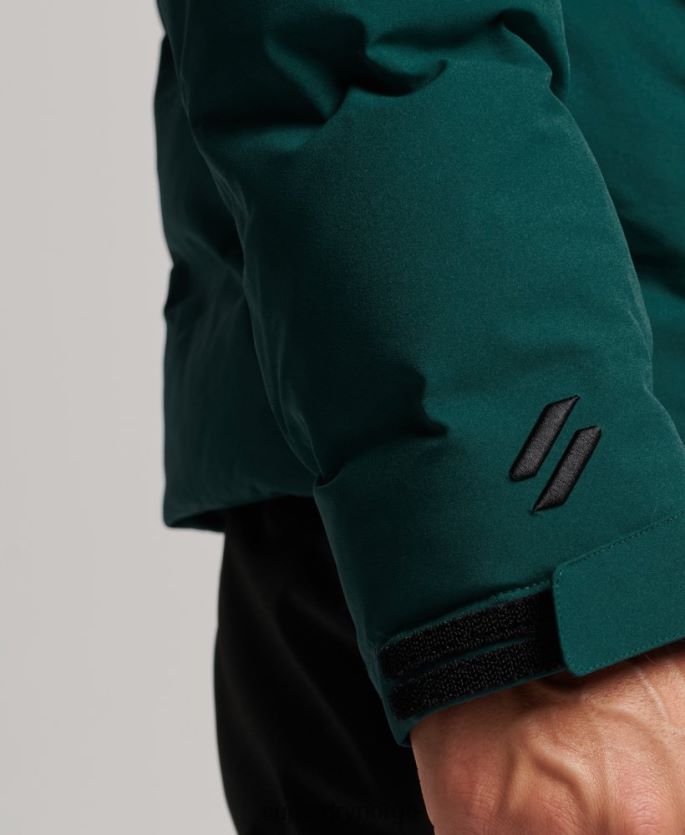 Superdry turkis klær 86P46D971 ski radar pro pufferjakke menn