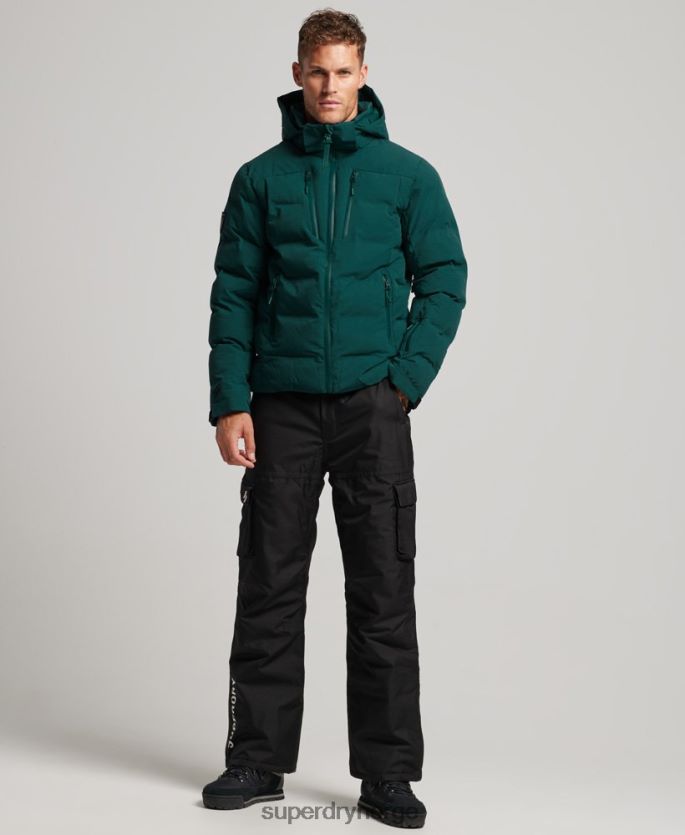 Superdry turkis klær 86P46D971 ski radar pro pufferjakke menn