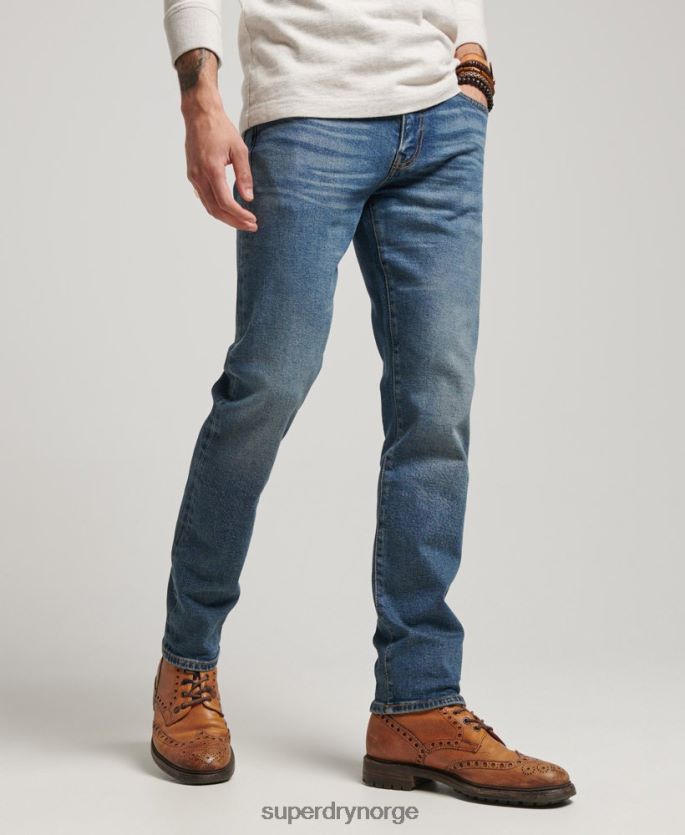 Superdry blå klær 86P46D1217 kjøpmann - økologiske slim jeans menn