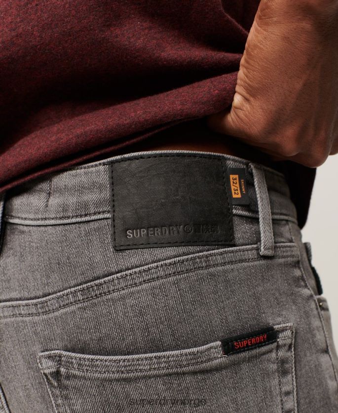 Superdry grå klær 86P46D1213 vintage skinny jeans menn
