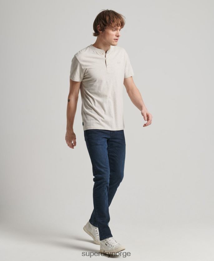 Superdry mørke blå klær 86P46D1205 slim jeans i økologisk bomull menn