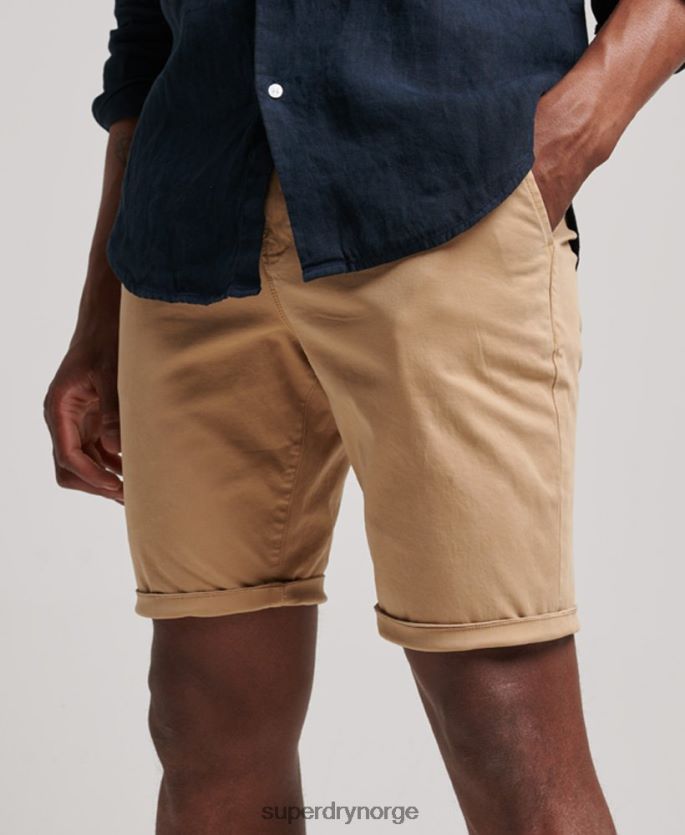 Superdry beige klær 86P46D245 core chino-shorts menn