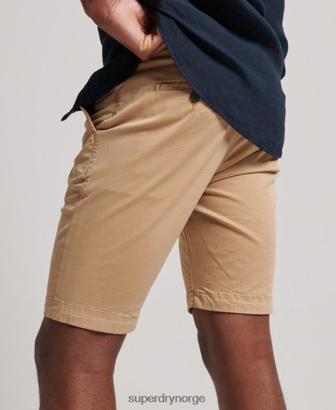 Superdry beige klær 86P46D245 core chino-shorts menn