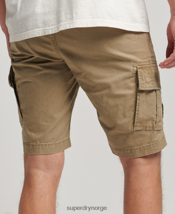 Superdry beige klær 86P46D252 cargo-shorts i økologisk bomull menn