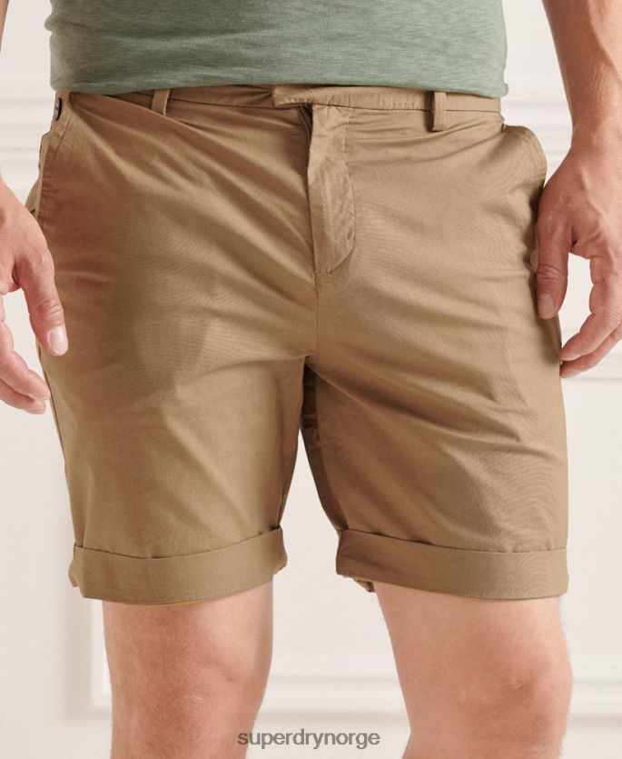 Superdry beige klær 86P46D6465 papirvekts chino-shorts menn