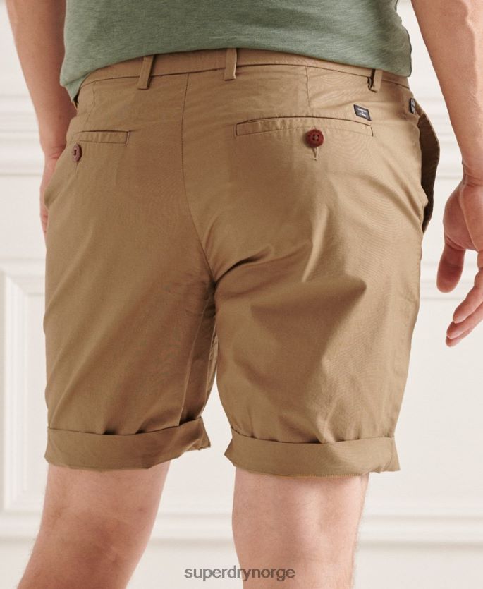 Superdry beige klær 86P46D6465 papirvekts chino-shorts menn