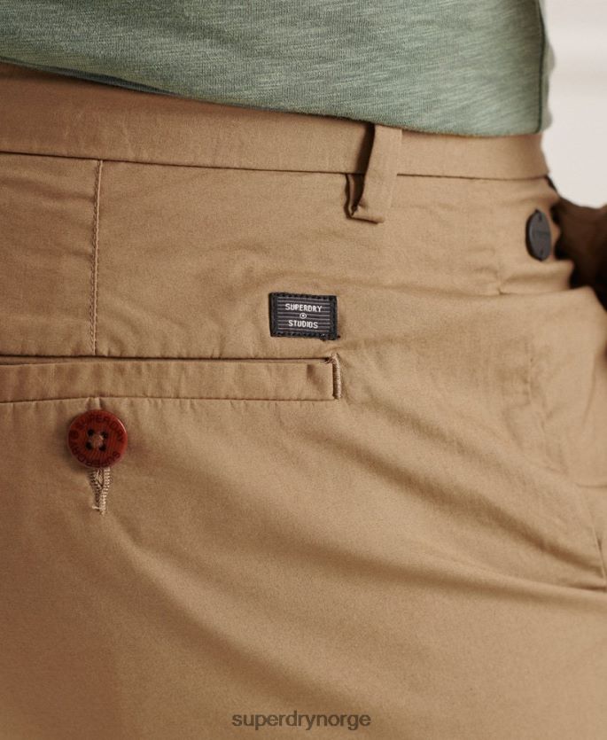 Superdry beige klær 86P46D6465 papirvekts chino-shorts menn