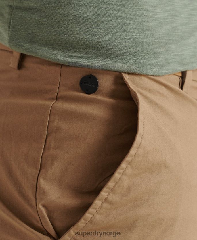 Superdry beige klær 86P46D6465 papirvekts chino-shorts menn