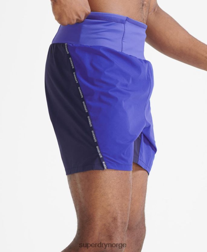 Superdry blå klær 86P46D341 kjøre premium shorts menn