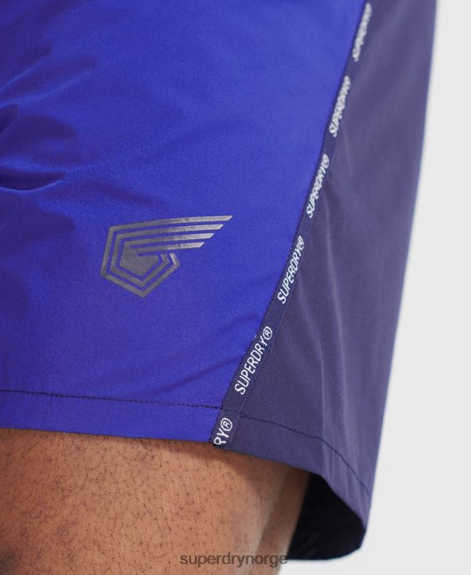 Superdry blå klær 86P46D341 kjøre premium shorts menn