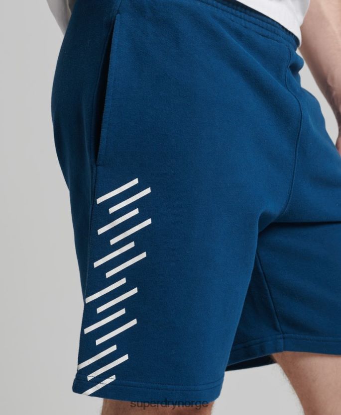 Superdry blå klær 86P46D351 kode kjerne sportsshorts menn