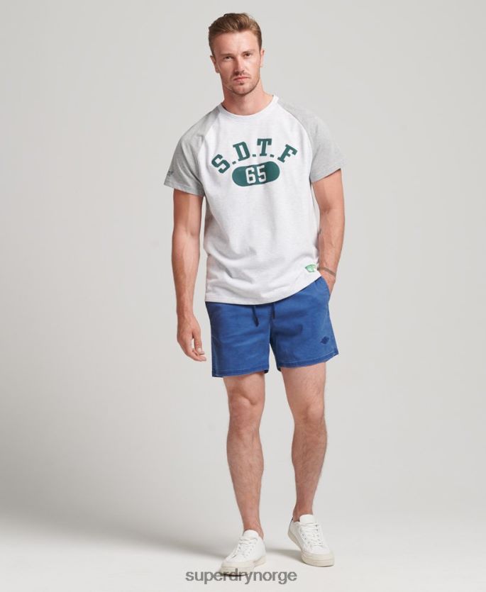 Superdry blå klær 86P46D379 vintage vaskeshorts menn