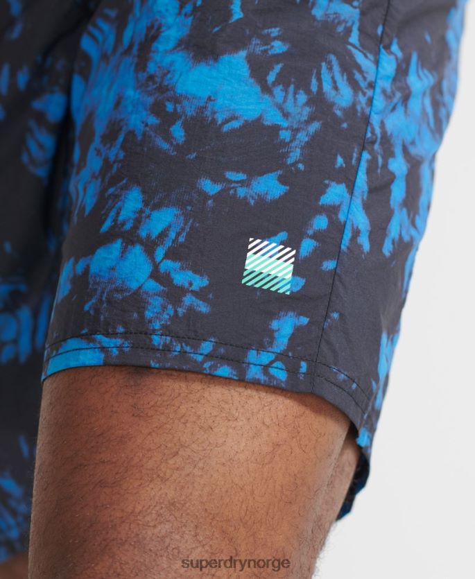 Superdry blå klær 86P46D5379 løpeshorts menn