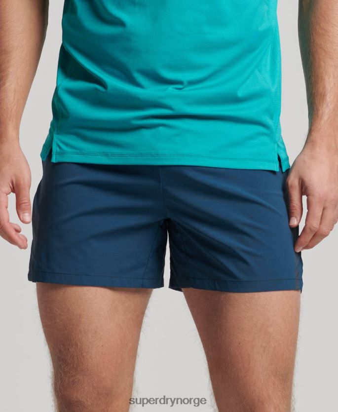 Superdry blå klær 86P46D5391 løpeshorts menn