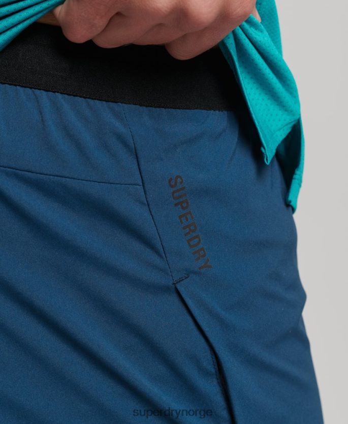 Superdry blå klær 86P46D5391 løpeshorts menn