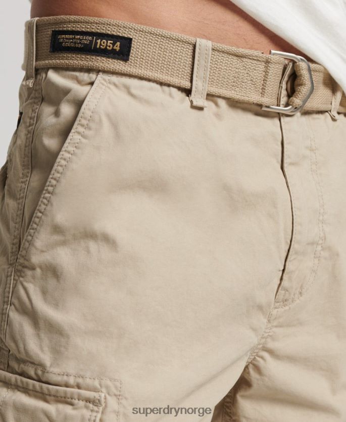 Superdry brun klær 86P46D269 tunge cargo-shorts i økologisk bomull menn