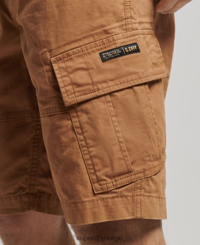 Superdry brun klær 86P46D275 cargo-shorts i økologisk bomull menn