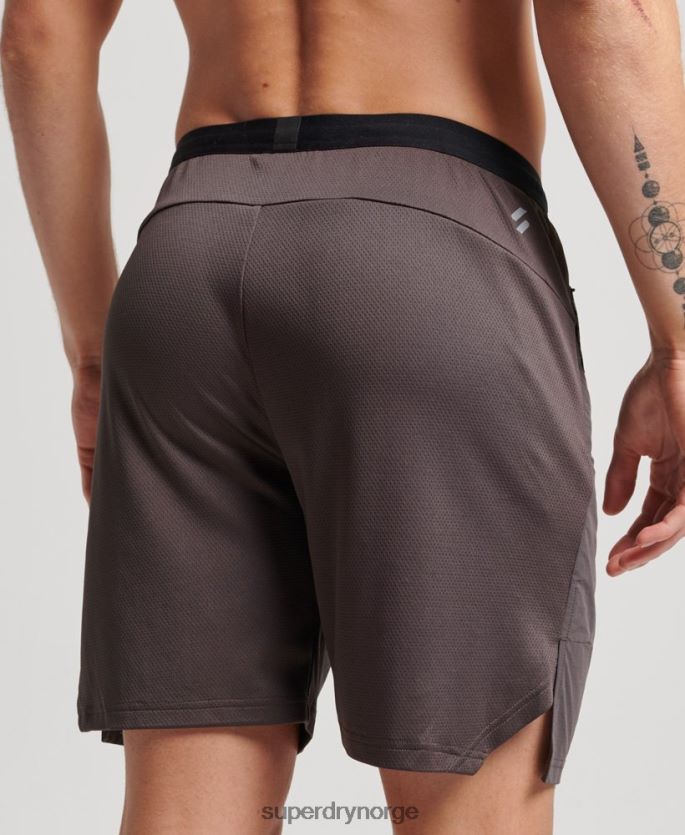 Superdry grå klær 86P46D1409 trene hybridshorts menn