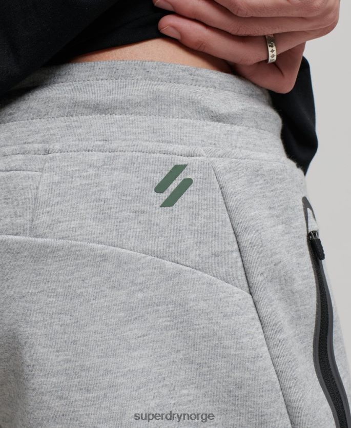 Superdry grå klær 86P46D283 gymtech shorts menn
